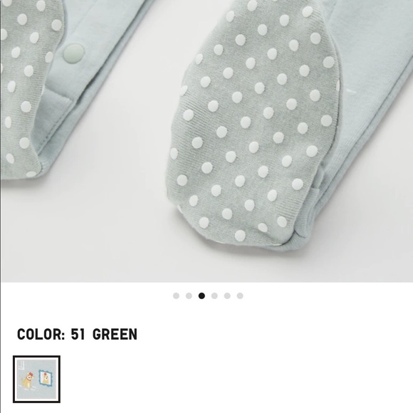 8.5 new Uniqlo baby one-piece footie, great condition! - Picture 4 of 4